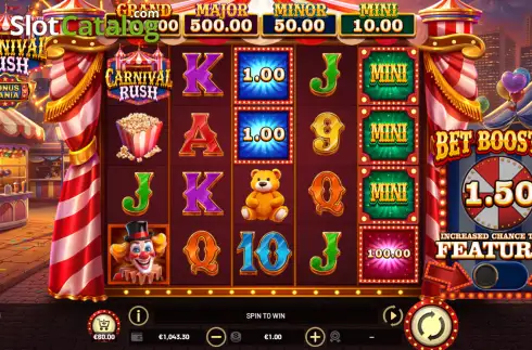 Οθόνη2. Carnival Rush Κουλοχέρης