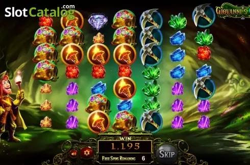 Οθόνη 8. Giovanni's Gems Κουλοχέρης