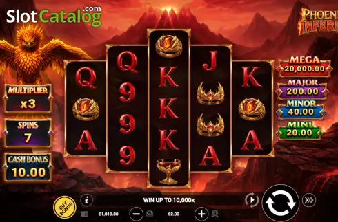 Οθόνη2. Phoenix Inferno (Betsoft) Κουλοχέρης