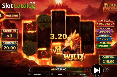 Οθόνη3. Phoenix Inferno (Betsoft) Κουλοχέρης