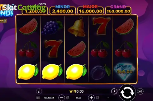 Οθόνη3. Fruit Diamonds Hold & Win Κουλοχέρης 