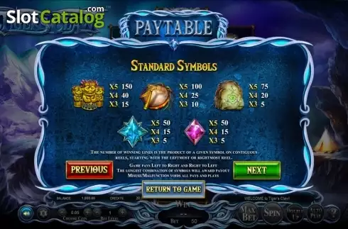 Οθόνη5. Tiger's Claw (Betsoft) Κουλοχέρης