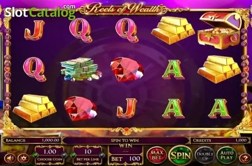 Οθόνη2. Reels Of Wealth (Betsoft) Κουλοχέρης