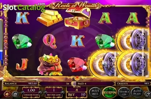 Οθόνη3. Reels Of Wealth (Betsoft) Κουλοχέρης