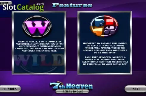 Πίνακας πληρωμών 3. 7th Heaven Κουλοχέρης 