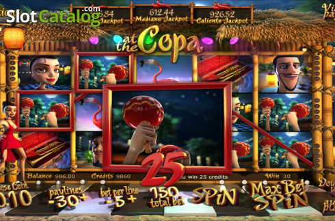 Ροδέλες. At the Copa Κουλοχέρης