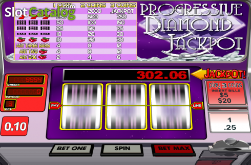 Ροδέλες 1. Diamond Jackpot Κουλοχέρης 