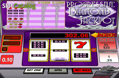Ροδέλες 2. Diamond Jackpot Κουλοχέρης 