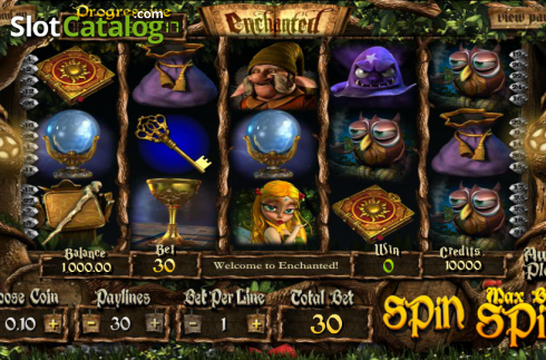 Ροδέλες. Enchanted (Betsoft) Κουλοχέρης