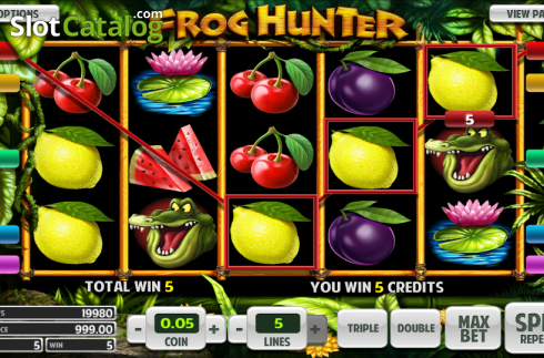 Ροδέλες. Frog Hunter Κουλοχέρης