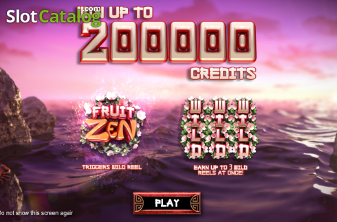 Τα χαρακτηριστικά του παιχνιδιού. Fruit Zen Κουλοχέρης