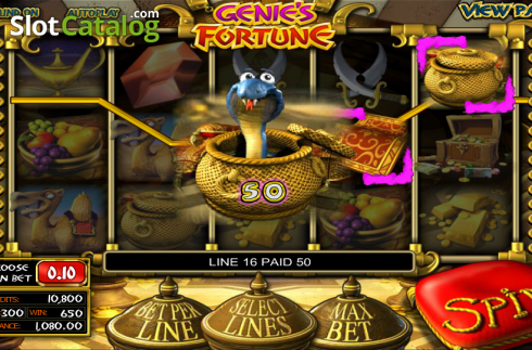 Αγριος. Genie's Fortune (Betsoft) Κουλοχέρης
