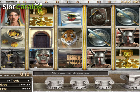 Ροδέλες. Gladiator (Betsoft) Κουλοχέρης