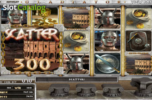 Σκορπίζω. Gladiator (Betsoft) Κουλοχέρης