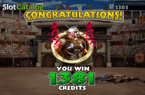 Κερδίστε παρουσίαση. Gladiator (Betsoft) Κουλοχέρης