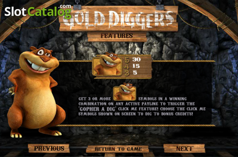 Πίνακας πληρωμών 3. Gold Diggers Κουλοχέρης