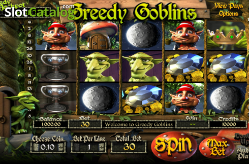 Ροδέλες. Greedy Goblins Κουλοχέρης