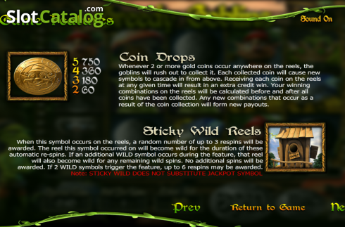 Πίνακας πληρωμών 2. Greedy Goblins Κουλοχέρης