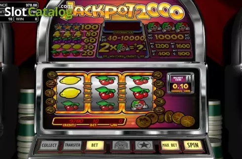 Ροδέλες. Jackpot 2000 Κουλοχέρης 