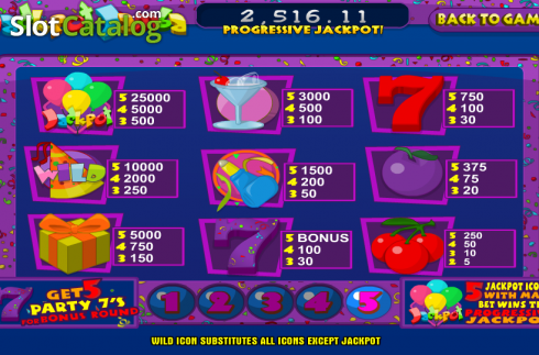 Πίνακας πληρωμών. Jackpot Jamba Κουλοχέρης