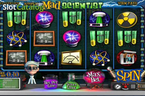 Ροδέλες. Mad Scientist (Betsoft) Κουλοχέρης