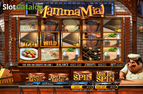 Αγριος. Mamma Mia (Betsoft) Κουλοχέρης