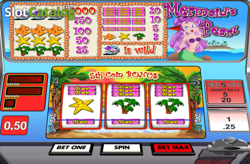 Ροδέλες. Mermaid's Pearl (Betsoft) Κουλοχέρης