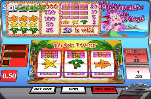 Ροδέλες. Mermaid's Pearl (Betsoft) Κουλοχέρης