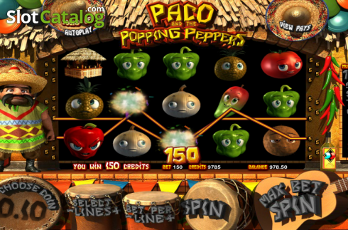Αγριος. Paco and the Popping Peppers Κουλοχέρης