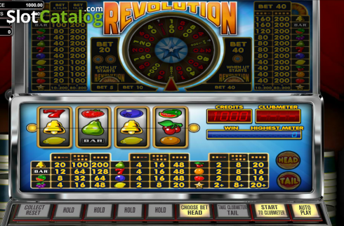 Revolution (Betsoft) Λογότυπο