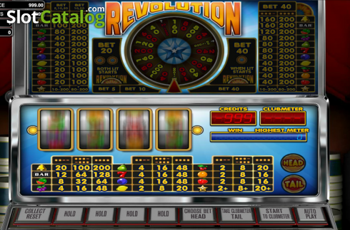 Ροδέλες. Revolution (Betsoft) Κουλοχέρης 