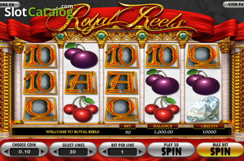 Ροδέλες. Royal Reels (Betsoft) Κουλοχέρης
