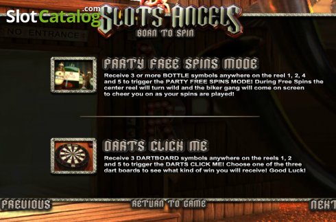 Πίνακας πληρωμών 2. Slots Angels Κουλοχέρης