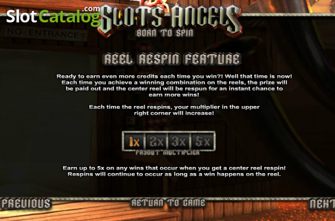 Πίνακας πληρωμών 3. Slots Angels Κουλοχέρης
