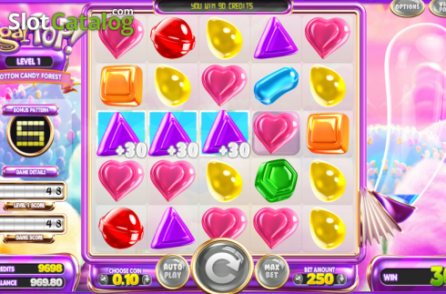 Ροδέλες. SugarPop (Betsoft) Κουλοχέρης