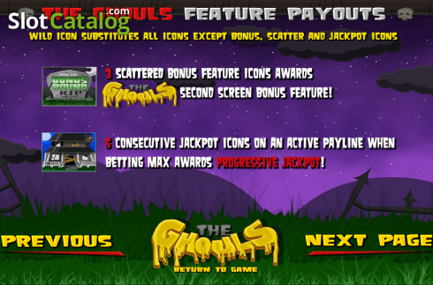 Πίνακας πληρωμών 2. The Ghouls (Betsoft) Κουλοχέρης