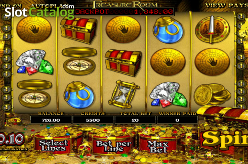 Ροδέλες. Treasure Room Κουλοχέρης