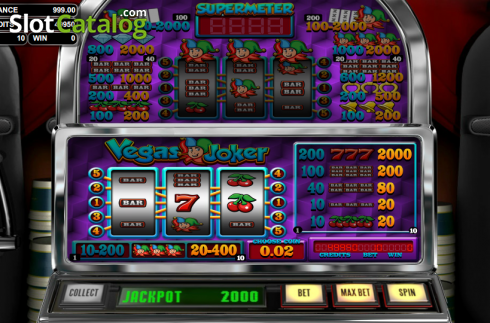 Ροδέλες. Vegas Joker (Betsoft) Κουλοχέρης 