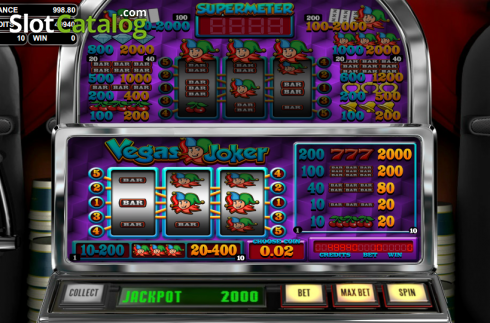 Ροδέλες. Vegas Joker (Betsoft) Κουλοχέρης 