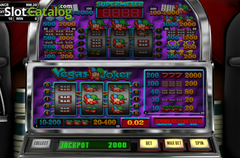 Ροδέλες. Vegas Joker (Betsoft) Κουλοχέρης 