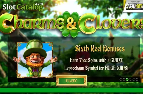 Εισαγωγή οθόνης 3. Charms and Clovers Κουλοχέρης 