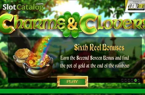 Εισαγωγή οθόνης 5. Charms and Clovers Κουλοχέρης 