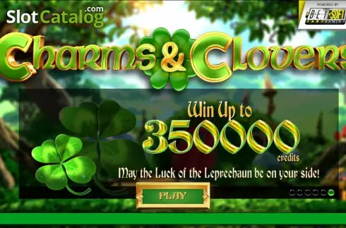 Εισαγωγή οθόνης 6. Charms and Clovers Κουλοχέρης 