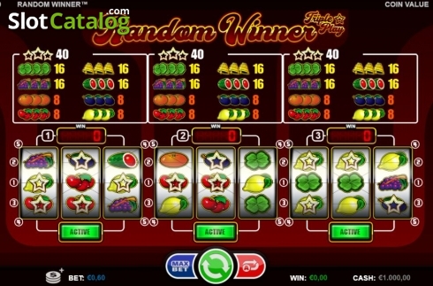 Οθόνη3. Random Winner Triple Play Slot Κουλοχέρης