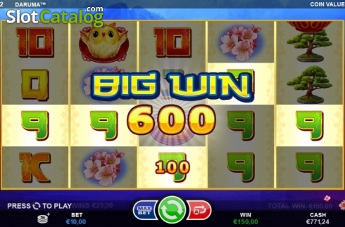 Οθόνη4. Daruma (Games Inc) Κουλοχέρης