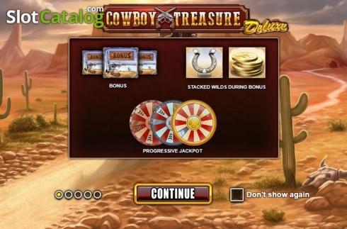 Οθόνη2. Cowboy Treasure Deluxe Κουλοχέρης 
