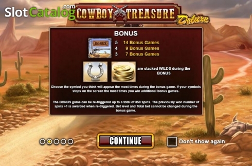 Οθόνη3. Cowboy Treasure Deluxe Κουλοχέρης 