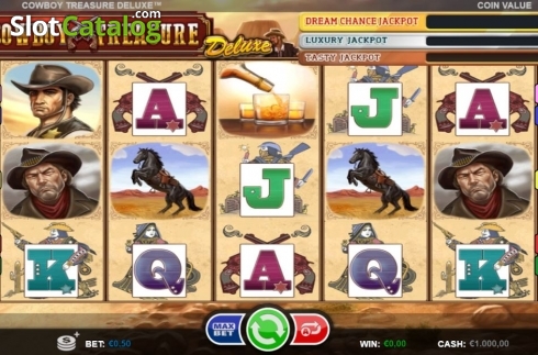 Οθόνη7. Cowboy Treasure Deluxe Κουλοχέρης 