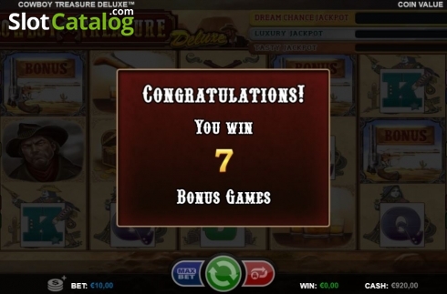 Οθόνη8. Cowboy Treasure Deluxe Κουλοχέρης 