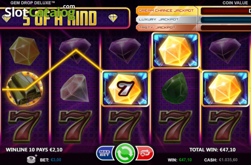 Οθόνη6. Gem Drop Deluxe Κουλοχέρης